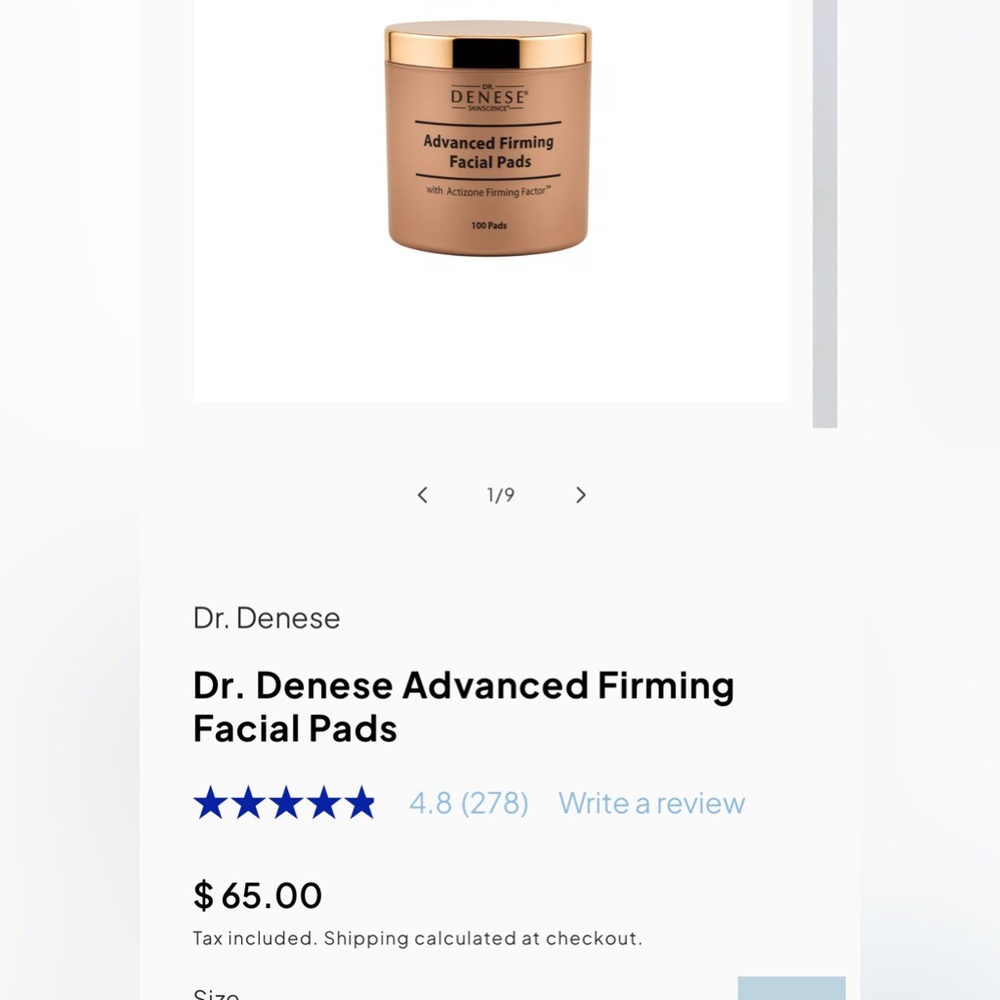 ***Dr. Dense. Advanced Firming Facial Pads -sealed. - Picture 4 of 6